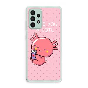 CaseCompany Love You A Lotl: Samsung Galaxy A52s 5G Transparant Hoesje