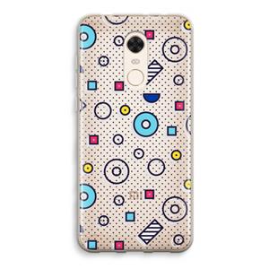 CaseCompany 8-bit N°9: Xiaomi Redmi 5 Transparant Hoesje