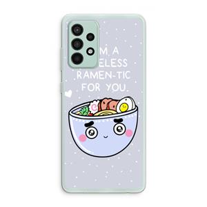 CaseCompany I'm A Hopeless Ramen-Tic For You: Samsung Galaxy A52s 5G Transparant Hoesje