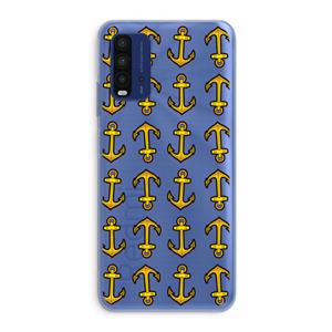 CaseCompany Musketon Anchor: Xiaomi Redmi 9T Transparant Hoesje