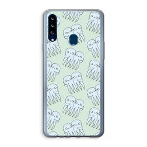 CaseCompany Octopussen: Samsung Galaxy A20s Transparant Hoesje