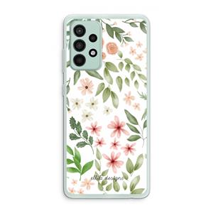 CaseCompany Botanical sweet flower heaven: Samsung Galaxy A52s 5G Transparant Hoesje