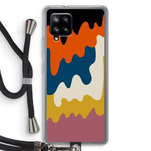 CaseCompany Baar A: Samsung Galaxy A42 5G Transparant Hoesje met koord