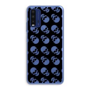 CaseCompany Musketon Skulls: Xiaomi Redmi 9T Transparant Hoesje
