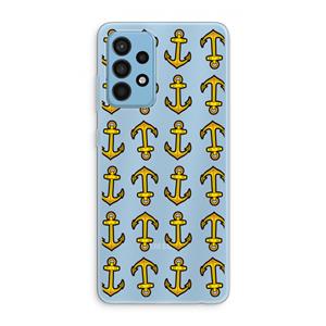 CaseCompany Musketon Anchor: Samsung Galaxy A52 Transparant Hoesje