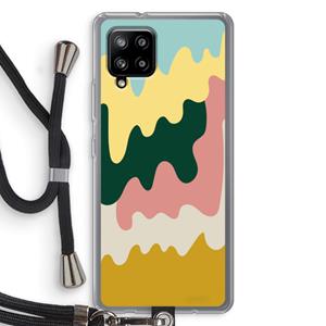 CaseCompany Baar B: Samsung Galaxy A42 5G Transparant Hoesje met koord