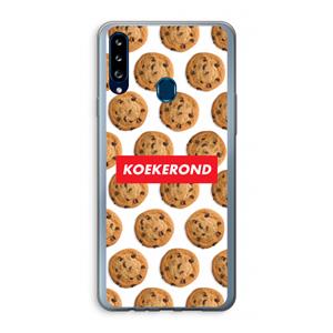 CaseCompany Koekerond: Samsung Galaxy A20s Transparant Hoesje