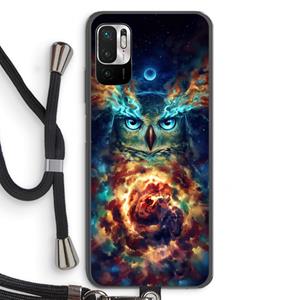 CaseCompany Aurowla: Xiaomi Redmi Note 10 5G Transparant Hoesje met koord