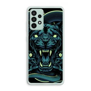 CaseCompany Cougar and Vipers: Samsung Galaxy A52s 5G Transparant Hoesje