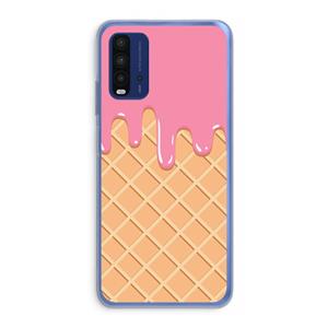 CaseCompany Ice cream: Xiaomi Redmi 9T Transparant Hoesje