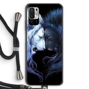 CaseCompany Brotherhood: Xiaomi Redmi Note 10 5G Transparant Hoesje met koord