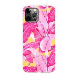 CaseCompany Pink Banana: Volledig geprint iPhone 12 Hoesje