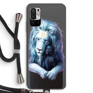 CaseCompany Child Of Light: Xiaomi Redmi Note 10 5G Transparant Hoesje met koord
