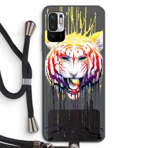 CaseCompany Fading: Xiaomi Redmi Note 10 5G Transparant Hoesje met koord