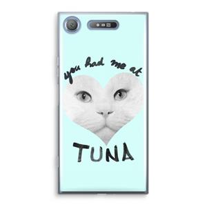 CaseCompany You had me at tuna: Sony Xperia XZ1 Transparant Hoesje