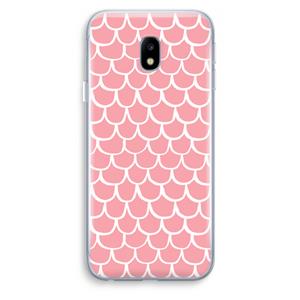 CaseCompany Dakpannetjes: Samsung Galaxy J3 (2017) Transparant Hoesje