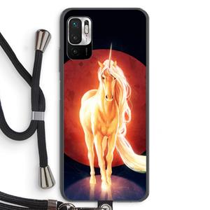 CaseCompany Last Unicorn: Xiaomi Redmi Note 10 5G Transparant Hoesje met koord