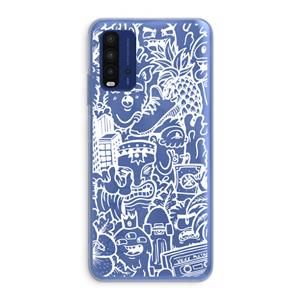 CaseCompany Vexx Mixtape #2: Xiaomi Redmi 9T Transparant Hoesje