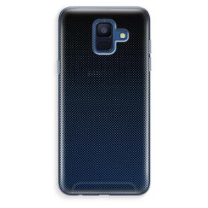 CaseCompany Musketon Halftone: Samsung Galaxy A6 (2018) Transparant Hoesje