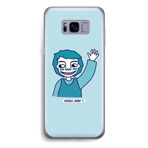 CaseCompany Zwaai: Samsung Galaxy S8 Plus Transparant Hoesje