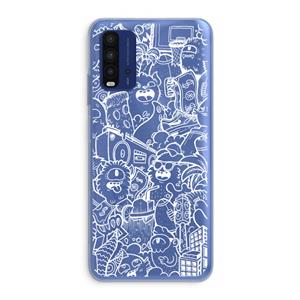 CaseCompany Vexx City #2: Xiaomi Redmi 9T Transparant Hoesje