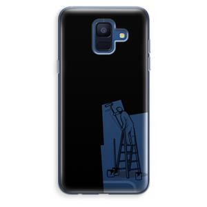 CaseCompany Musketon Painter: Samsung Galaxy A6 (2018) Transparant Hoesje