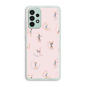 CaseCompany Dancing #3: Samsung Galaxy A52s 5G Transparant Hoesje