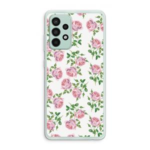 CaseCompany Kleine roosjes: Samsung Galaxy A52s 5G Transparant Hoesje