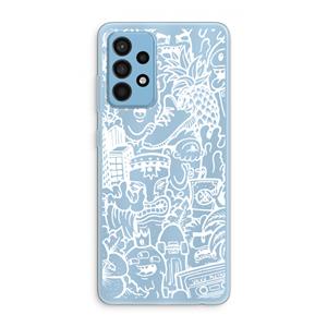 CaseCompany Vexx Mixtape #2: Samsung Galaxy A52 Transparant Hoesje