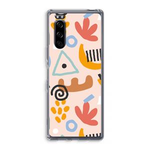 CaseCompany Abstract: Sony Xperia 5 Transparant Hoesje