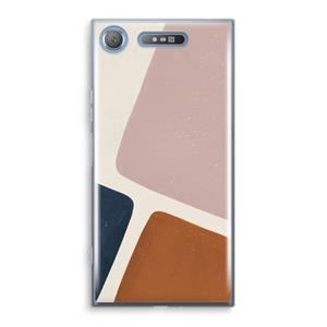 CaseCompany Geo #2: Sony Xperia XZ1 Transparant Hoesje