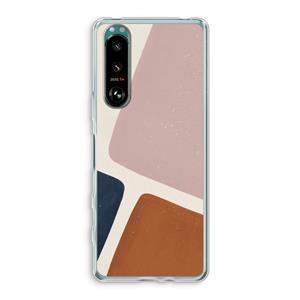 CaseCompany Geo #2: Sony Xperia 5 III Transparant Hoesje