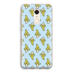 CaseCompany Bananas: Xiaomi Redmi 5 Transparant Hoesje