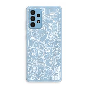 CaseCompany Vexx City #2: Samsung Galaxy A52 Transparant Hoesje