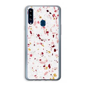 CaseCompany Terrazzo N°9: Samsung Galaxy A20s Transparant Hoesje