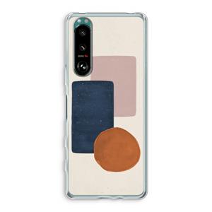 CaseCompany Geo #3: Sony Xperia 5 III Transparant Hoesje