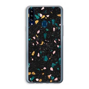 CaseCompany Terrazzo N°10: Samsung Galaxy A20s Transparant Hoesje