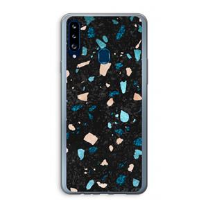 CaseCompany Terrazzo N°11: Samsung Galaxy A20s Transparant Hoesje