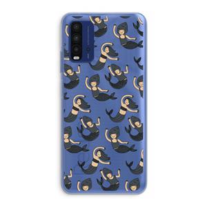 CaseCompany Zeemeermin: Xiaomi Redmi 9T Transparant Hoesje