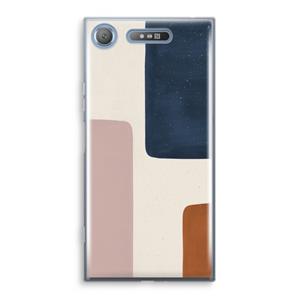 CaseCompany Geo #5: Sony Xperia XZ1 Transparant Hoesje
