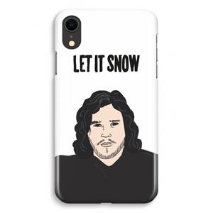 CaseCompany Let It Snow: iPhone XR Volledig Geprint Hoesje