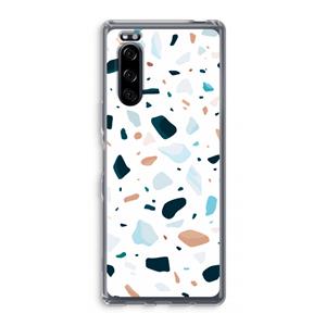 CaseCompany Terrazzo N°13: Sony Xperia 5 Transparant Hoesje