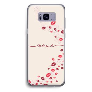CaseCompany Kusjes: Samsung Galaxy S8 Plus Transparant Hoesje