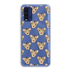 CaseCompany Tijger: Xiaomi Redmi 9T Transparant Hoesje