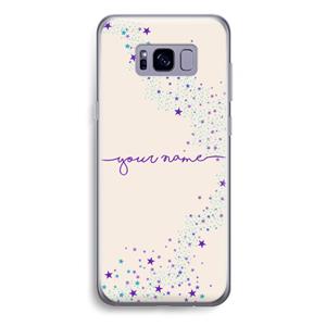 CaseCompany Sterren: Samsung Galaxy S8 Plus Transparant Hoesje