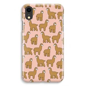 CaseCompany Alpacas: iPhone XR Volledig Geprint Hoesje