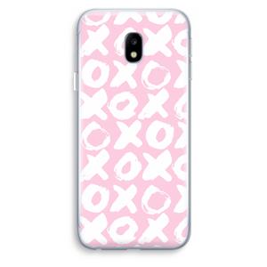 CaseCompany XOXO: Samsung Galaxy J3 (2017) Transparant Hoesje