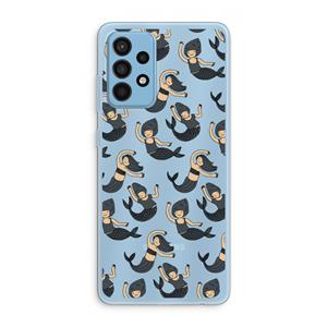 CaseCompany Zeemeermin: Samsung Galaxy A52 Transparant Hoesje