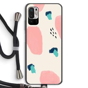 CaseCompany Monday Surprise: Xiaomi Redmi Note 10 5G Transparant Hoesje met koord
