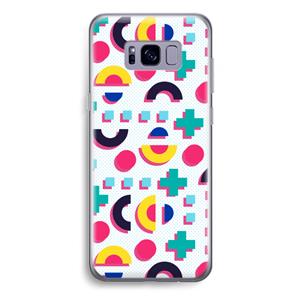 CaseCompany 8-bit N°2: Samsung Galaxy S8 Plus Transparant Hoesje